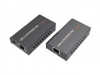 KVC-EU50U2 Удлинитель интерфейса USB 2.0/1.1 по кабелю «витая пара» кат. 5е/6 до 50 м, хаб на 2 порта