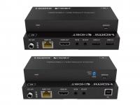 KVC-EB120UIR HDBaseT удлинитель до 120 м сигналов HDMI 2.0a, пропускная способность 18 Gbps, разрешение до 4К 60 Гц, до 150 м при разрешении 1080p60, двунаправленная передача ИК, RS-232, двунаправленное питание по витой паре