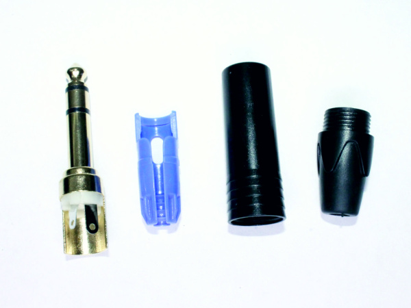 NP3X Кабельный разъём TRS 6,3 мм в разборе