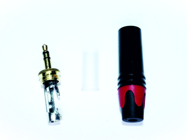 KTP3X Кабельный разъём TRS 3,5 мм в разборе