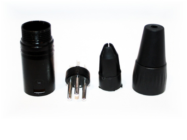 Разъём KC3M-B в разборе Кабельный разъём XLR