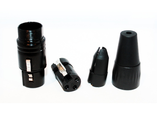 Разъём KC3F-B в разборе Кабельный разъём XLR