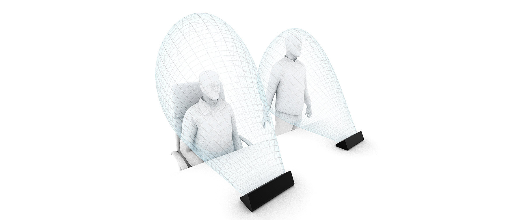 Коридорная диаграмма направленности горизонтального микрофонного массива Beyerdynamic