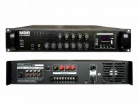 KCA-MA060B Трансляционный микшер-усилитель с MP3-проигрывателем, FM-приёмником, интерфейсом Bluetooth и индивидуальными аттенюаторами на 5 зон
