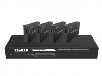 KVC-ES4U60UI Усилитель-распределитель (сплиттер) 1:4 сигнала HDMI 2.0b, выходы UTP, передача до 50 м