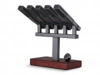 KCS-MC5W Массив из пяти микрофонов-пушек на деревянном основании, поворот по вертикали 0-85°