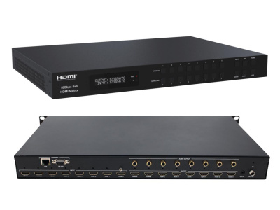 KVC-S88UEE Матричный переключатель (свитчер) 8:8 сигнала HDMI 2.0b, пропускная способность 18 Gbps, разрешение до 4К 60 Гц, обработка EDID, передача CEC и ARC, даунскейлинг до 1080p на каждом выходе, S/PDIF аудиовыходы для каждого выхода KVC-S88UEE Матричный переключатель (свитчер) 8:8 сигнала HDMI 2.0b, пропускная способность 18 Gbps, разрешение до 4К 60 Гц, обработка EDID, передача CEC и ARC, даунскейлинг до 1080p на каждом выходе, S/PDIF аудиовыходы для каждого выхода