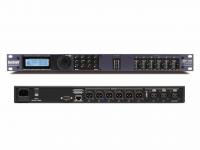 KSP-260 Контроллер акустических систем, 2 входа, 6 выходов, подавитель обратной связи, анализатор спектра в реальном времени, автоматический эквалайзер (реплика dbx Driverack 260)