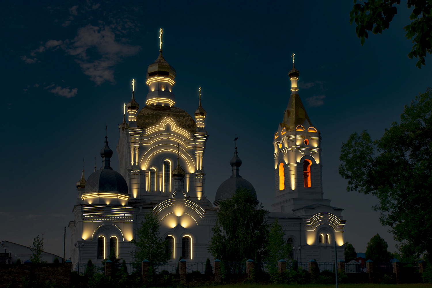 Архитектурное освещение фасадов