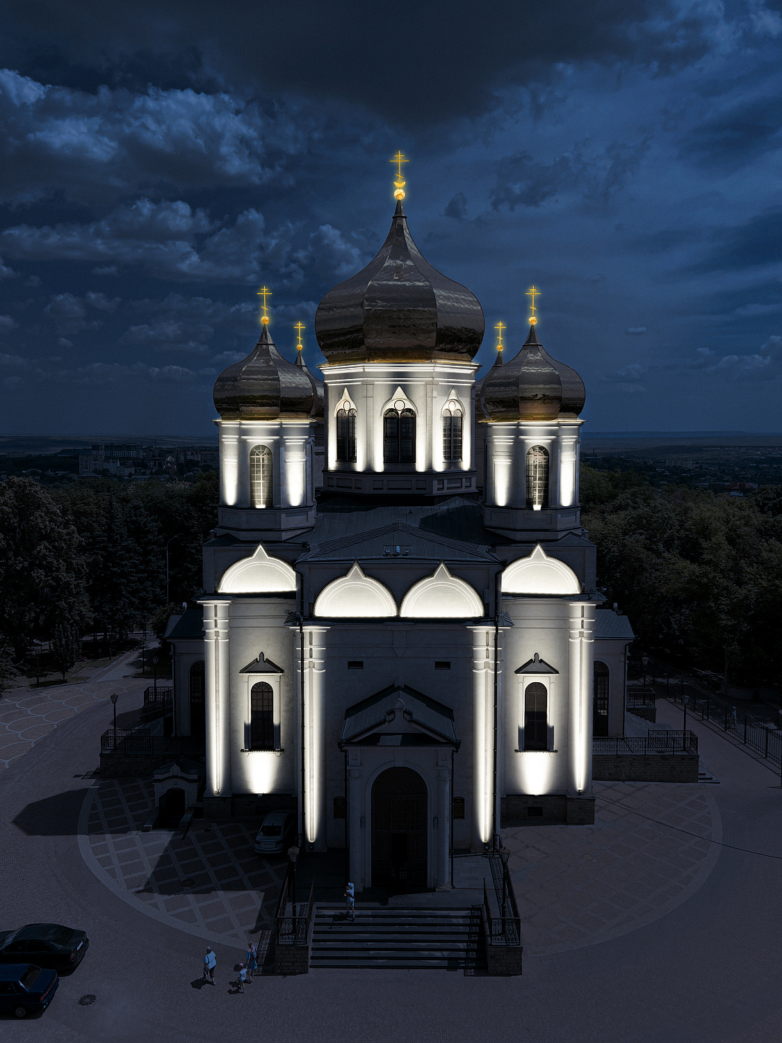 Архитектурное освещение фасадов