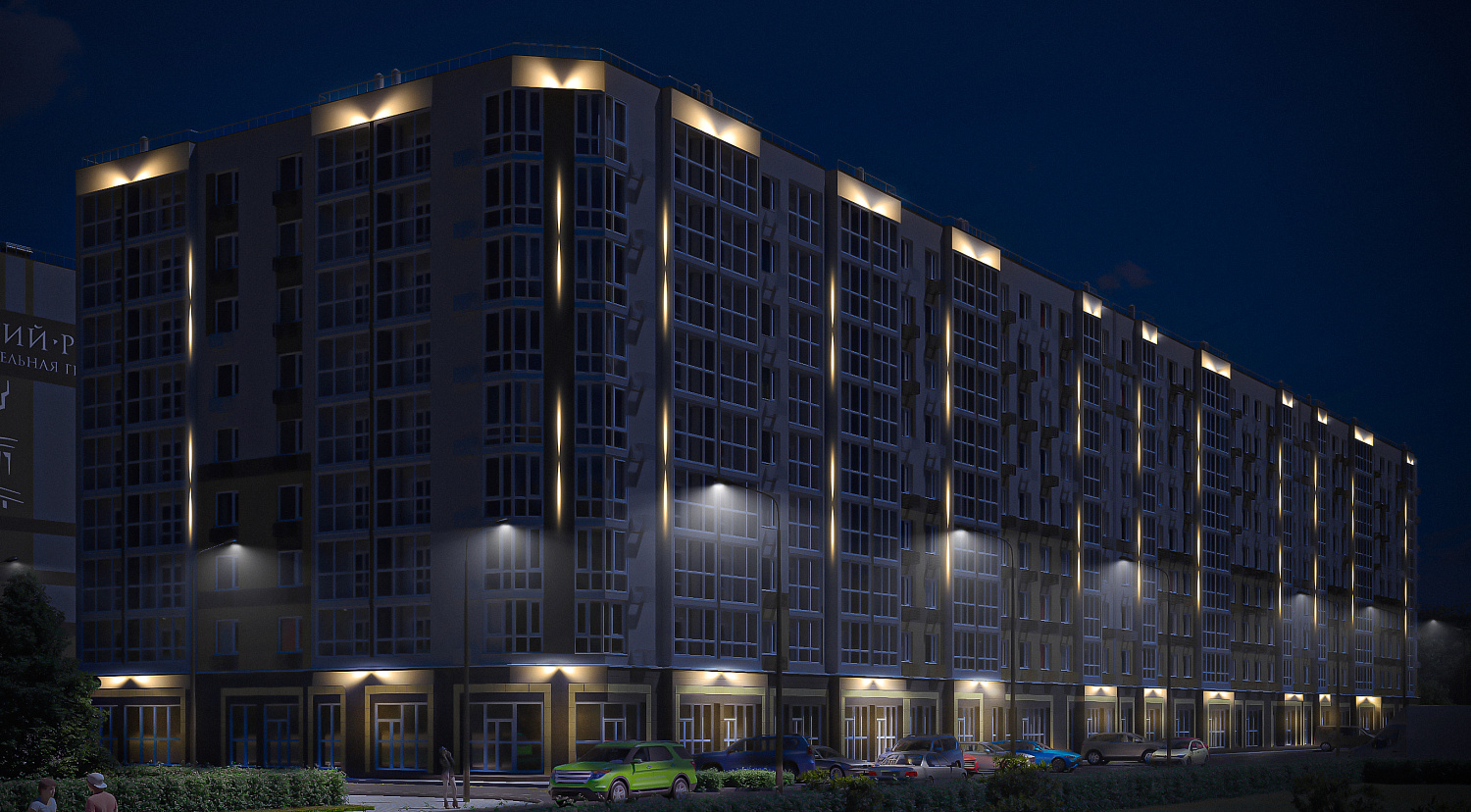 Архитектурное освещение фасадов