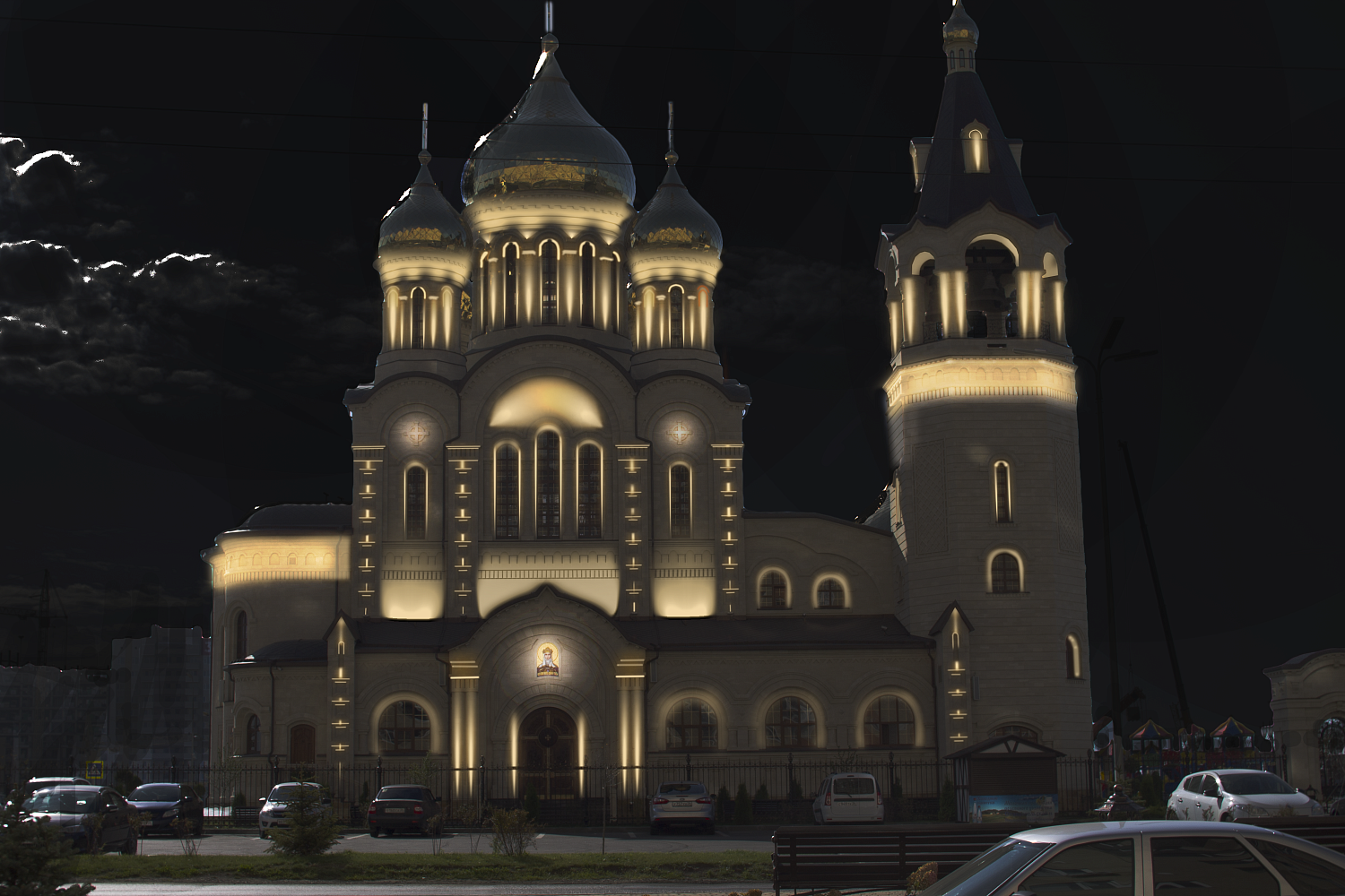 Архитектурное освещение фасадов