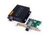KVC-AF250UA4 Локальный модуль удлинителя USB3.0/2.0/1.1 по оптоволокну в виде платы расширения PCI-Express и удалённый модуль с хабом на 4 порта