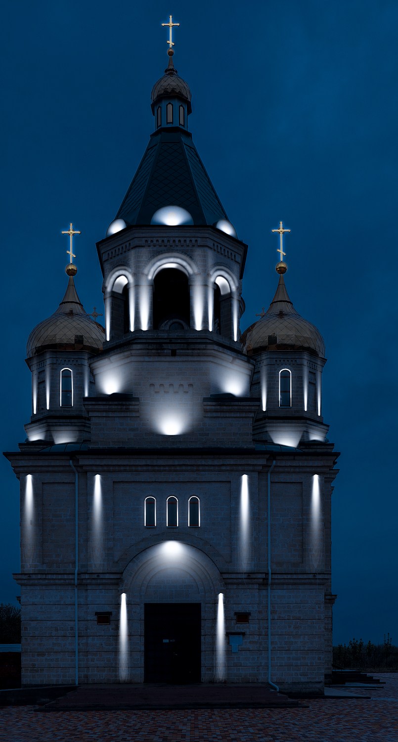 Архитектурное освещение фасадов