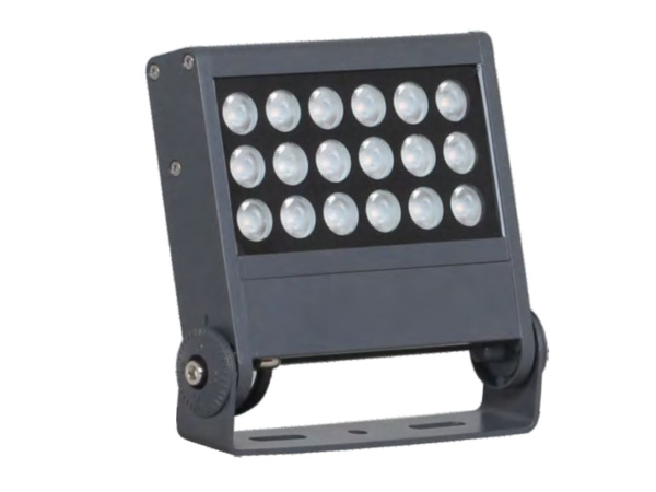 KLF-AF1801 Архитектурный прожектор, светодиоды Osram 18x1 Вт, вторичная оптика от 8° до 60°, асимметричная вторичная оптика