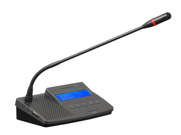 KCS-H188DV Настольный микрофонный пульт делегата, громкоговоритель, голосование, идентификация смарт-картами