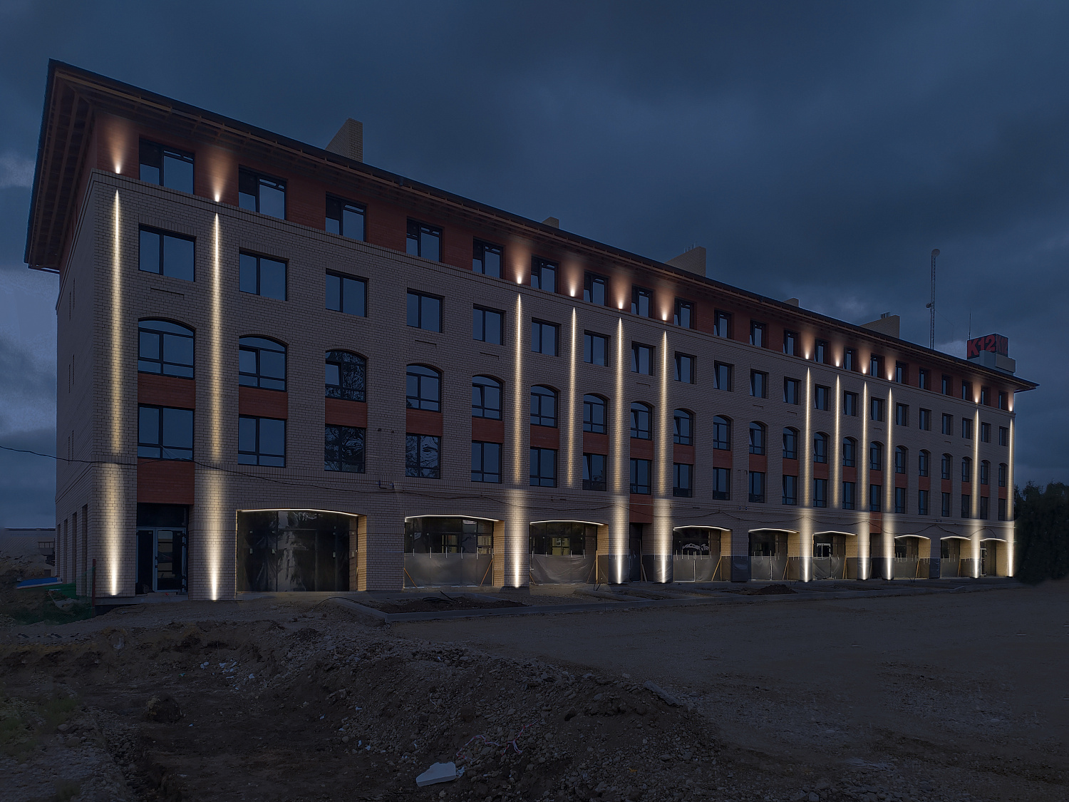 Архитектурное освещение фасадов