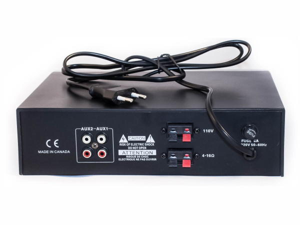 KCA-TA35B Трансляционный усилитель (радиоузел) со встроенным проигрывателем MP3, интерфейсом Bluetooth и FM-приёмником