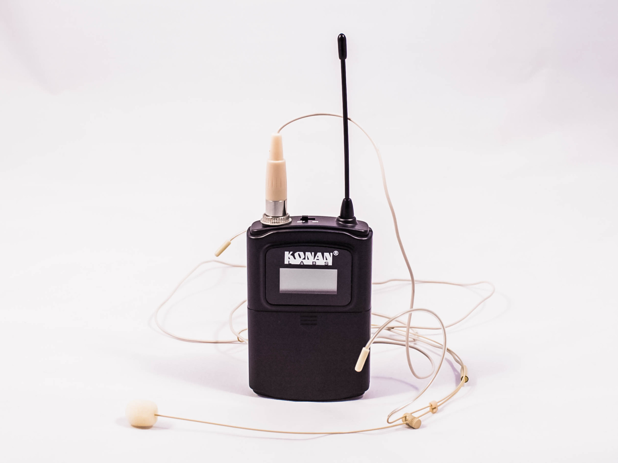 KRM-D2UVM Поясной передатчик радиосистемы с головным микрофоном