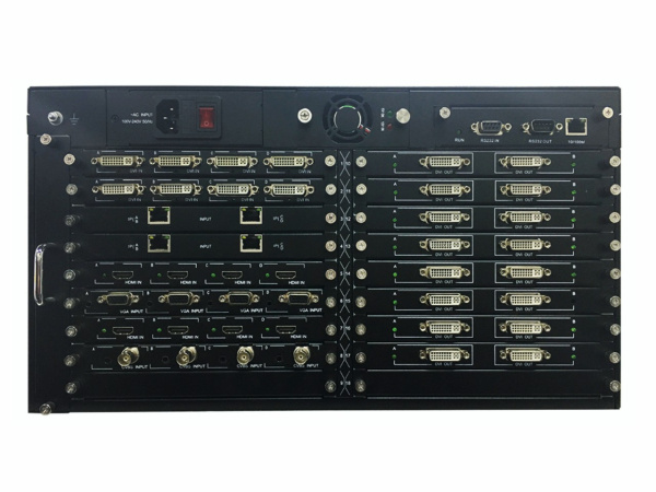 KVC-W5 Модульный контролллер видеостены в корпусе 5U с интерфейсными платами DVI, HDMI, 3G-SDI, HDBase/T и VGA